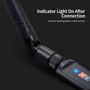 Dual Band USB Adapter 1200m 2.4G + 5g USB3.0 bên ngoài không dây Card mạng Wifi Receiver - Product Image 6