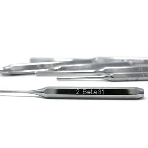 Beta 31/B6 chrome-plated <b>pin</b> punches from 2mm to 8mm in a <b>roll</b>-up bag (6 pieces) - Product Image 5