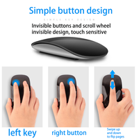 Blue Tooth Wireless Magic Touch Mouse Souris acrylique optique pour Macbook