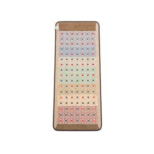 Rainbow Chakra Meditation Mat Far Infrared Electric Heating Amethyst Jade Bian Stone PEMF Mattress Red Light <strong>Physio</strong> Heal Pad - Product Image 2