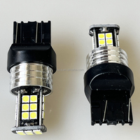 Pièces de véhicule, autres accessoires d'éclairage automobile, ampoule LED de signalisation, de freinage et de clignotant pour voiture, blanc T20 W21/5w 7443 24SMD 24LED 3030 CANBUS
