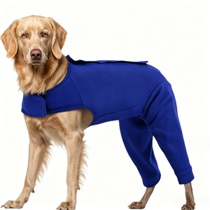 Combinaison pour chien rose en polyester, pantalon de protection post-opératoire toutes saisons, vêtements pour animaux de compagnie - Product Image 5