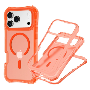 เคสโทรศัพท์แบบไฮบริดสองชั้น TPU สำหรับ iPhone Air 17 Pro Max พร้อมสายคล้องมือ, เคสใส 360 องศาสำหรับ iPhone 17 Pro - Product Image 1