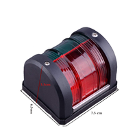 Xiamen marin Sunshine 12V Marine LED Navigation feux de signalisation de bateau Port bicolore Starboard rouge et vert