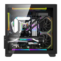 LOVINGCOOL 2025 New Design Micro-ATX Desktop PC Case Aluminum Tower Chassis Cute Tempered Glass Gaming Case Customized in Stock