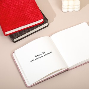 Mini <span class=keywords><strong>Quaderno</strong></span> Portatile Quadrato con Copertina in Tessuto, Blocco Note Tascabile con Fogli a <span class=keywords><strong>Quadretti</strong></span>, Regalo Carino, Pratico Taccuino - Product Image 5