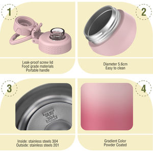 Custom Screw Cap <b>Double</b>-<b>wall</b> Stainless Steel Water Bottle Sports Vacuum Flask For Adults For Travel - Product Image 5