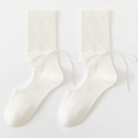 Chaussettes de yoga de haute qualité à bout ouvert avec sangle à nœud, respirantes, pour femmes, chaussettes de Pilates antidérapantes pour la vente en gros