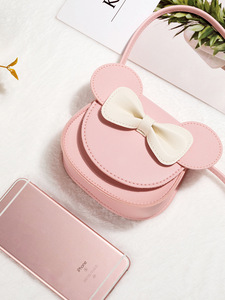 Bolso Bandolera Moderno, Lindo Lazo de Dibujos Animados, Monedero Elegante para Bebés, Mini Bolso de <span class=keywords><strong>Princesa</strong></span> para Niñas - Product Image 3