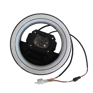 Phare rond LED de 4,5 pouces avec halo bleu Devil Eye et DRL blanc/jaune pour vélos électriques - Product Image 3
