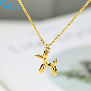 Vente en gros Collier en acier pour ballons enfantins et chiots Chaîne 3D avec accessoires Pendentif Logo personnalisé Porte-clés en émail pour chiens ballons - Product Image 6