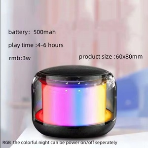 Promotion Haut-parleur Portable Extérieur avec Éclairage RVB Arc-en-ciel, Subwoofer BT et Audio TWS pour Fêtes - Product Image 3