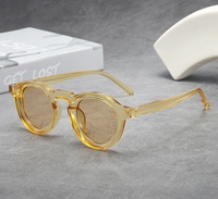 Trendy Vintage Classique Cercle Lunettes Rétro Rond Lunettes de Soleil Designer Style Lunettes de Soleil pour Femmes Hommes