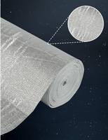 Promotion de matériau d'isolation thermique en aluminium et EPE sur une seule face, personnalisé, 5 mm