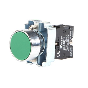 DB2-BA31/XB2-BA31 basmalı düğme anahtarı Metal gömme mandallama kendinden kilitleme sıfırlama düz bahar dönüş anlık acil - Product Image 1