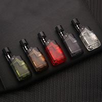 Briquet à jet droit au butane Single Fire 1, design tendance, en plastique transparent avec compartiment de carburant visible, résistant au vent, rechargeable