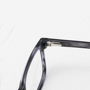 Gafas de Diseño Retro de Lujo con Logotipo Personalizado, Montura de Acetato, Patrón Sólido, Montura Óptica para Gafas, Muestra - Product Image 3