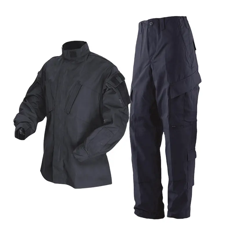 Wholesale ACU Navy Blue Tactical Security Uniform For Man