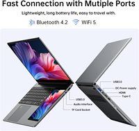 Ordinateur Portable Double Écran d'Usine 15.6" Écran LCD + 7" Écran Tactile N100 512Go Portable Étudiant Professionnel Rétroéclairé Win11 Pro