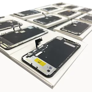 OEMブラックパンタラソフトOLEDLCD foriPhone 13 PromaxLCDタッチスクリーンデジタイザーLCD交換用アウターガラスforiPhone 13 PM