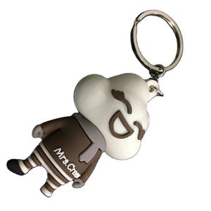 LLavero de dibujos animados 3D completo, llavero de PVC de goma suave personalizado, fabricante personalizado - Product Image 5