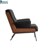 Canapé en cuir noir pour école, fauteuil en cuir, vente en gros de mobilier scolaire moderne en provenance de Chine