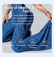 Combinaison de yoga pour femme YNSEA, vêtements de sport et de yoga, motif serpent, sans couture, bretelles croisées, jambes évasées