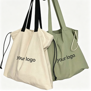New Product Cotton Canvas Custom Print Zipper <b>Tote</b> Bag Grocery Market Shopping Promotional Bags - Product Image 2
