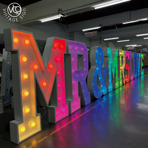 Lettere Luminose 'Sposami' Numeri Luminosi da Tavolo Altezza 4 Piedi a Prezzi di Fabbrica - Product Image 2