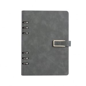 Manufacturer A5 Ring <b>Binder</b> Printed Diary Custom Logo Loose Planner with Magnetic Buckle Wholesale - Product Image 1