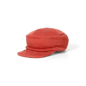 Paperboy Cabbie Logo personalizzato cappelli invernali lavorati a maglia visiera a tesa larga piatta