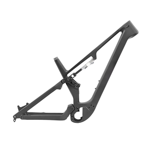 Cadre professionnel léger e-vtt 148*12mm Bafang M820 mi moteur 720Wh batterie Enduro Suspension complète <span class=keywords><strong>Dengfu</strong></span> E69 cadre en carbone - Product Image 1
