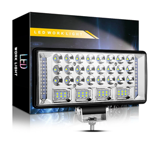 Lampe de travail LED de voiture de 8 pouces 204W avec 6000K 68LED large <span class=keywords><strong>clignotant</strong></span> <span class=keywords><strong>gauche</strong></span> <span class=keywords><strong>droite</strong></span> lumière auxiliaire de jour nouvelle lumière modifiée - Product Image 1