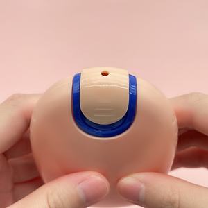 도매 80ml 핑크 플라스틱 화장품 병 2.7 Floz 자외선 차단제 짜기 병 손 얼굴 로션 스킨 케어 포장 - Product Image 2