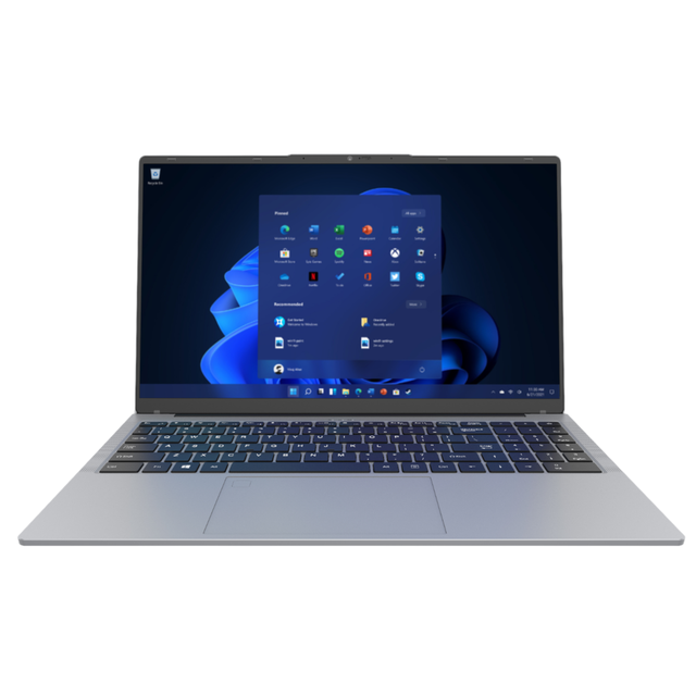 New 15.6 Inch Thin Light Ai Laptop Intel Core Ultra 5 125H 16GB 32GB 64GB Memory Full Type-C Port Windows 11 Business English