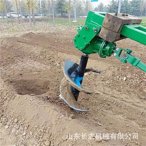 Machine de forage mécanique montée sur tracteur Shandong Changhong pour la plantation d'arbres et l'installation de poteaux - Product Image 2