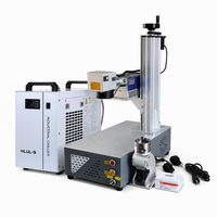 Machine de marquage laser UV portable 3W 5W 10W, refroidissement par eau, pour le marquage laser UV sur bois, plastique, cuivre, résine, carton