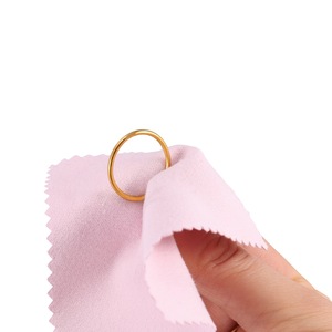 Chiffon de nettoyage et de polissage pour bijoux en daim gris 8*8, en gros, à prix réduit - Product Image 6