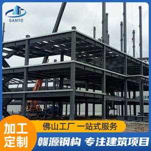 Conception de entrepôt à structure métallique Ganyuan avec mezzanine, usine d'exportation, atelier, construction d'engins de grande envergure - Product Image 5
