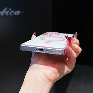 เคสโทรศัพท์มือถือแบบใสกันกระแทก ป้องกันเลนส์กล้องด้วยแม่เหล็ก สำหรับ Samsung S25 Ultra - Product Image 5