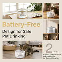 Fontaine à eau pour animaux de compagnie OEM ODM 3,8 L (128 oz) grande capacité, distributeur d'eau automatique pour chats et chiens avec filtre pour plusieurs animaux