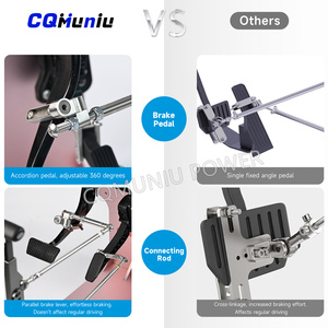 Commande manuelle pour conducteurs handicapés, aide à la conduite automobile, commande poussoir-tiroir pour frein et accélérateur - Product Image 2