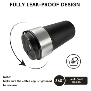 Custom Logo Hotcold <b>Thermal</b> Flask 17oz Smart <b>Mug</b> Temperature Display Stainless Steel Tumbler Cups Set Modern <b>Coffee</b> <b>Mug</b> Black - Product Image 4