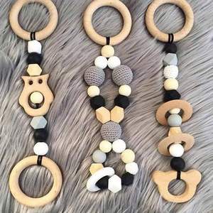 Wooden <b>Rings</b> for Crafts Natural Unfinished Solid Wood <b>Rings</b> Smooth Wood Circles for DIY <b>Ring</b> Pendant Connectors Macrame Decor - Product Image 3