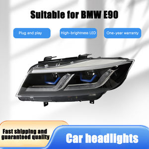 SAMORTT para Serie 3 <span class=keywords><strong>E90</strong></span> 2004-2011 Faros LED 320i 318i 330i DRL Proyector Luces Delanteras 12V Accesorios para Automóviles - Product Image 6