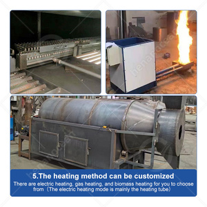 OCEAN Horizontal 1000kg Café Biomasse Algues Séchoir Rotatif Arachide Riz Grain Séchoir À Tambour Rotatif Prix - Product Image 4