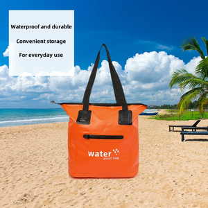 Bolso de almacenamiento en seco de PVC ligero impermeable para actividades al aire libre, para acampar, playa, natación y resistente al agua para excursiones - Product Image 2