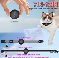 Collar con Rastreador GPS para Gatos, Mini Rastreador GPS para Perros, Sin Cuota Mensual, Localizador Inteligente de Actividad para Mascotas, Funciona con Apple iOS Find My