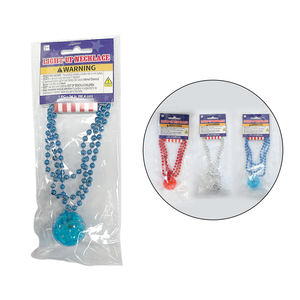 Kalung bola disko LED Mardi Gras Glow-in-the-Dark <span class=keywords><strong>Bead</strong></span> perhiasan pesta dansa perlengkapan dan aksesori kostum untuk hadiah - Product Image 6