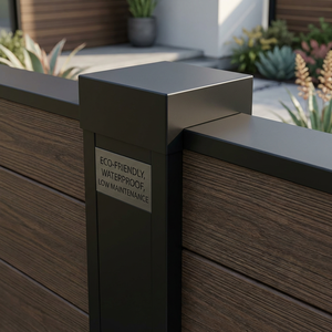 Clôture <span class=keywords><strong>de</strong></span> sécurité robuste en aluminium - 6 pieds, conception moderne en 3D, écologique, système <span class=keywords><strong>de</strong></span> fixation rapide pour une utilisation sur chantier - Product Image 4